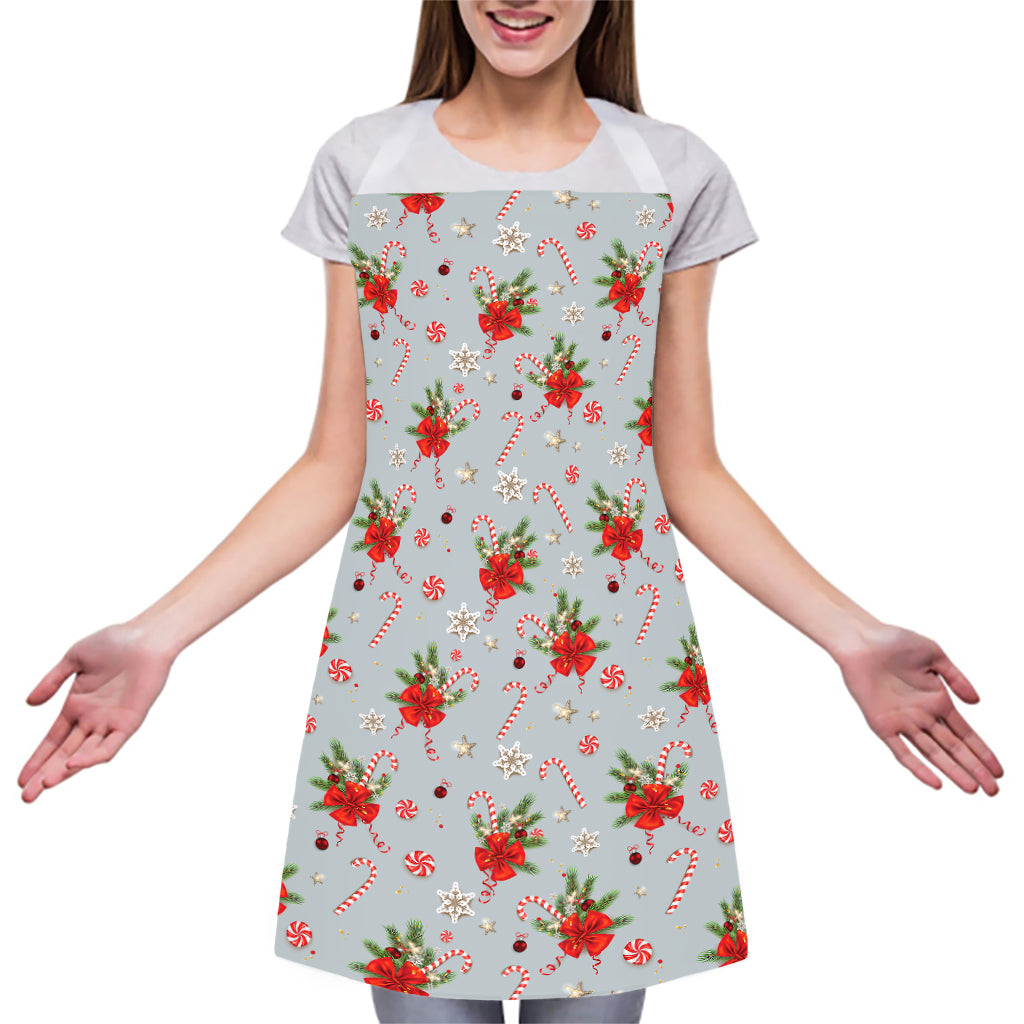 Christmas Winter Holiday Pattern Print Adjustable Apron