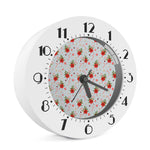 Christmas Winter Holiday Pattern Print Alarm Clock