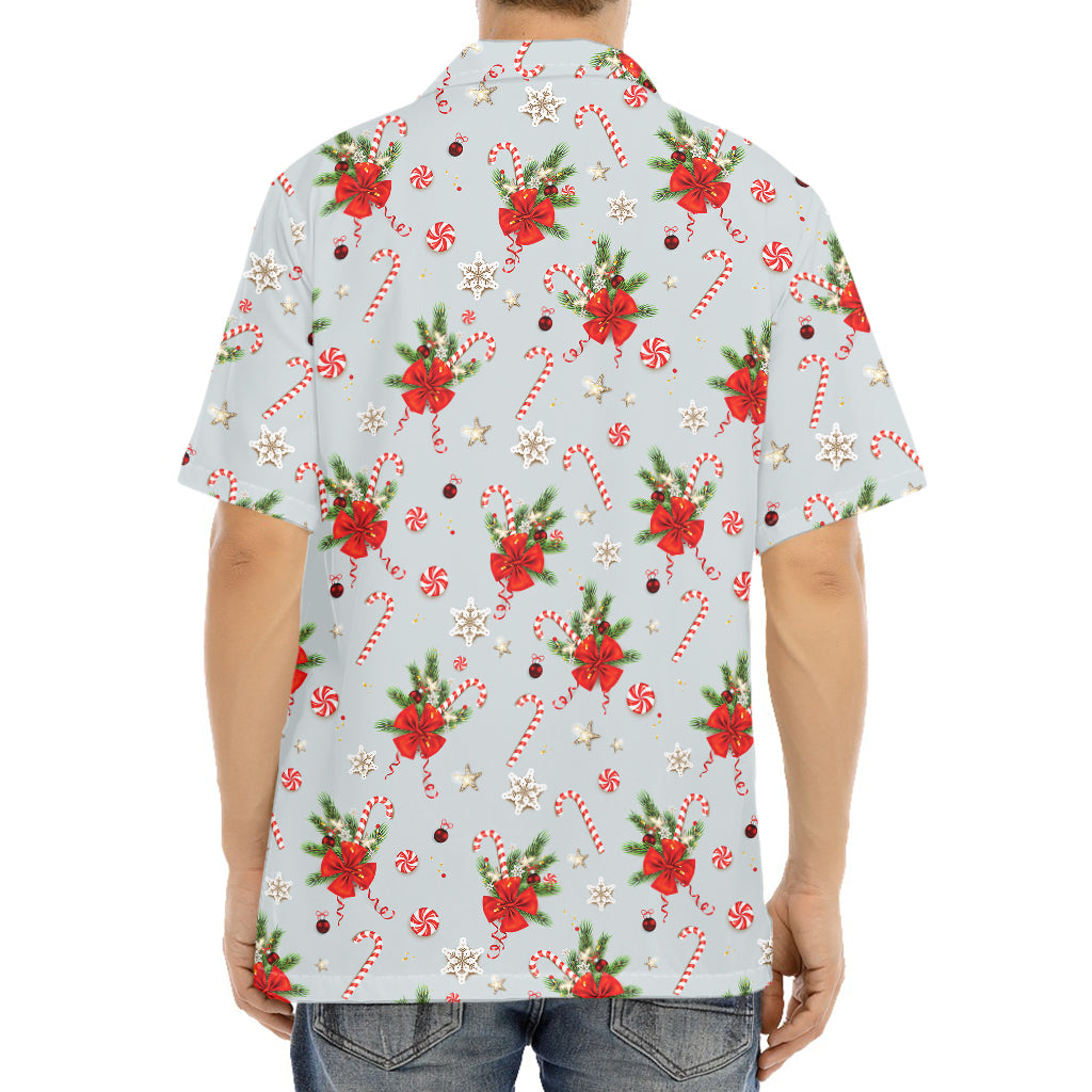 Christmas Winter Holiday Pattern Print Aloha Shirt