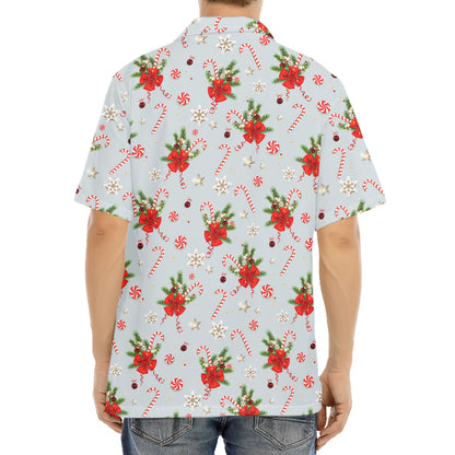 Christmas Winter Holiday Pattern Print Aloha Shirt