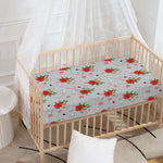Christmas Winter Holiday Pattern Print Baby Crib Sheet