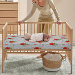 Christmas Winter Holiday Pattern Print Baby Crib Sheet