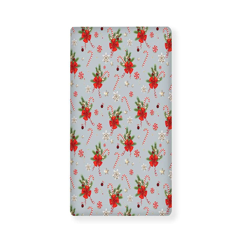 Christmas Winter Holiday Pattern Print Baby Crib Sheet