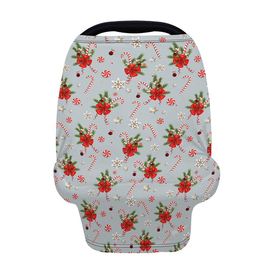 Christmas Winter Holiday Pattern Print Baby Seat Cover