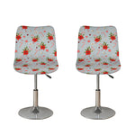 Christmas Winter Holiday Pattern Print Bar Stool Covers