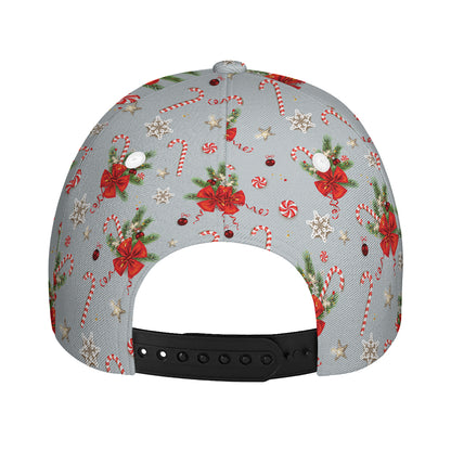 Christmas Winter Holiday Pattern Print Baseball Cap