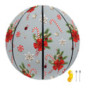 Christmas Winter Holiday Pattern Print Basketball