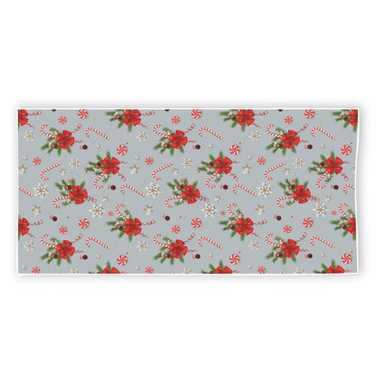 Christmas Winter Holiday Pattern Print Beach Towel