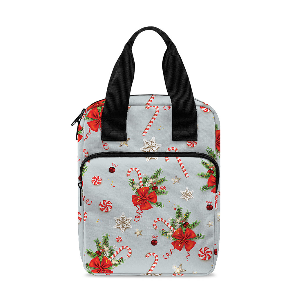 Christmas Winter Holiday Pattern Print Bible Tote Bag