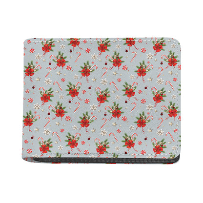 Christmas Winter Holiday Pattern Print Bifold Wallet