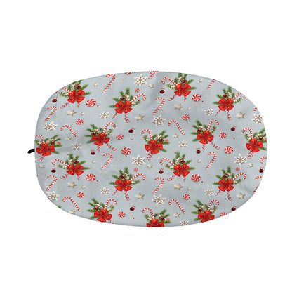 Christmas Winter Holiday Pattern Print Car Side Mirror Covers