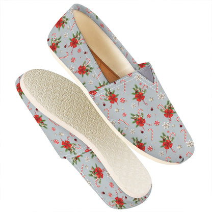 Christmas Winter Holiday Pattern Print Casual Shoes