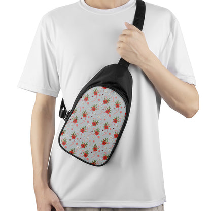 Christmas Winter Holiday Pattern Print Chest Bag