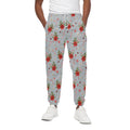 Christmas Winter Holiday Pattern Print Cotton Sweatpants