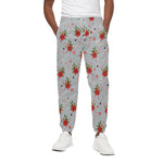 Christmas Winter Holiday Pattern Print Cotton Pants