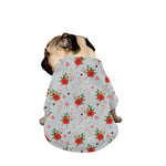 Christmas Winter Holiday Pattern Print Dog Zip Up Jacket