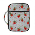 Christmas Winter Holiday Pattern Print Front Pocket Bible Bag
