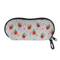 Christmas Winter Holiday Pattern Print Glasses Case