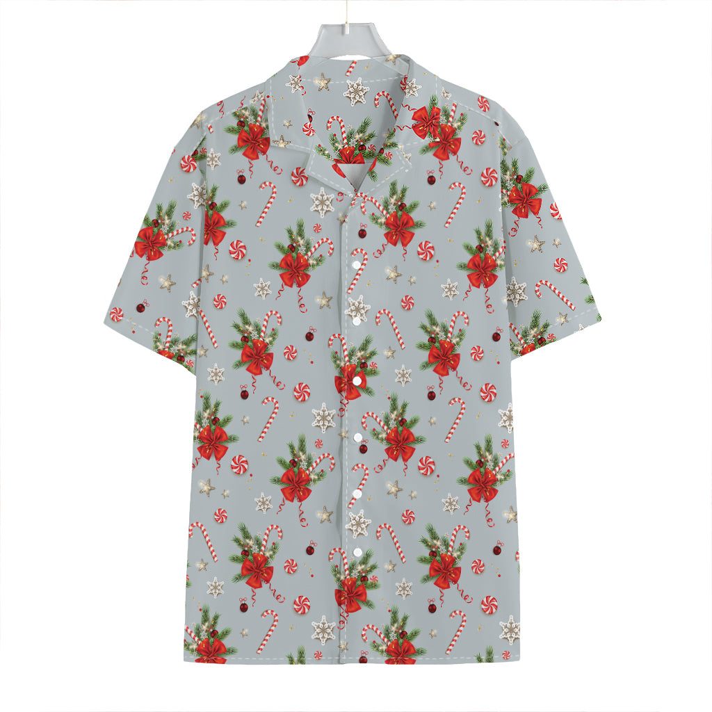 Christmas Winter Holiday Pattern Print Hawaiian Shirt