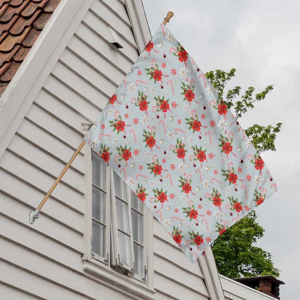Christmas Winter Holiday Pattern Print House Flag