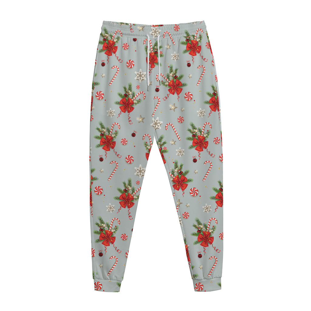 Christmas Winter Holiday Pattern Print Jogger Pants