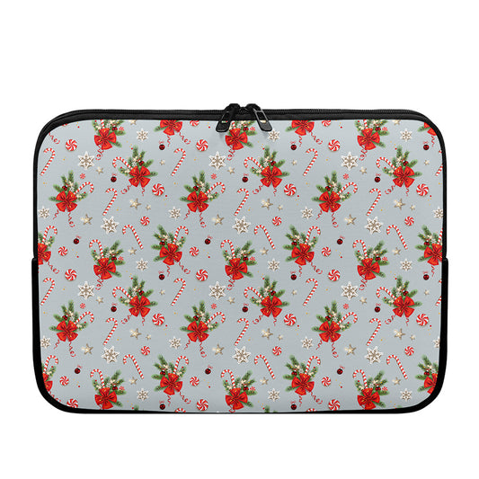 Christmas Winter Holiday Pattern Print Laptop Sleeve