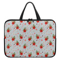 Christmas Winter Holiday Pattern Print Laptop Sleeve With Handle