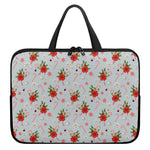 Christmas Winter Holiday Pattern Print Laptop Sleeve With Handle