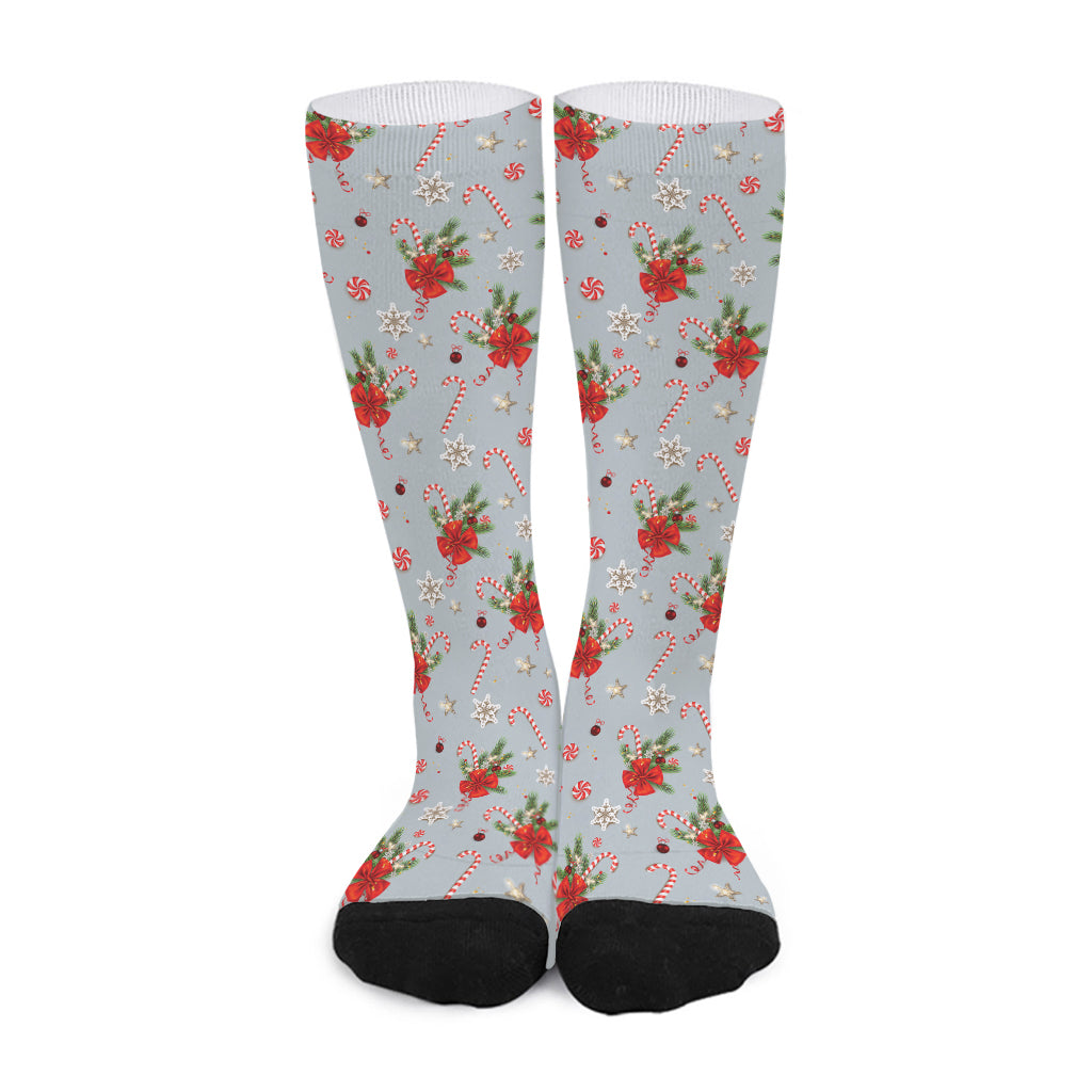 Christmas Winter Holiday Pattern Print Long Socks