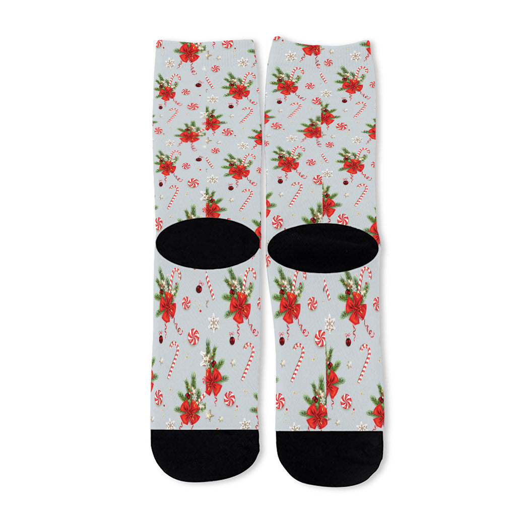 Christmas Winter Holiday Pattern Print Long Socks