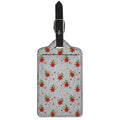 Christmas Winter Holiday Pattern Print Luggage Tag