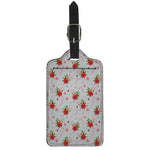Christmas Winter Holiday Pattern Print Luggage Tag