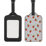 Christmas Winter Holiday Pattern Print Luggage Tag