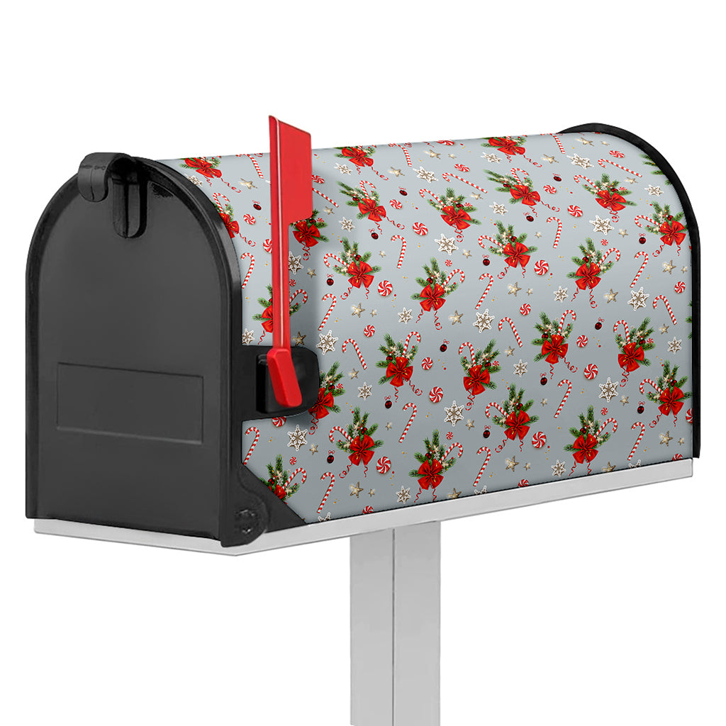 Christmas Winter Holiday Pattern Print Mailbox Cover