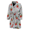 Christmas Winter Holiday Pattern Print Men's Bathrobe