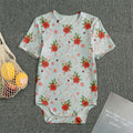 Christmas Winter Holiday Pattern Print Men's Bodysuit