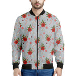 Christmas Winter Holiday Pattern Print Men's Bomber Jacket