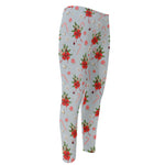 Christmas Winter Holiday Pattern Print Men's Compression Pants