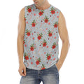 Christmas Winter Holiday Pattern Print Men's Fitness Tank Top