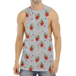 Christmas Winter Holiday Pattern Print Men's Muscle Tank Top