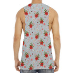 Christmas Winter Holiday Pattern Print Men's Muscle Tank Top
