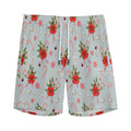 Christmas Winter Holiday Pattern Print Men's Athletic Shorts