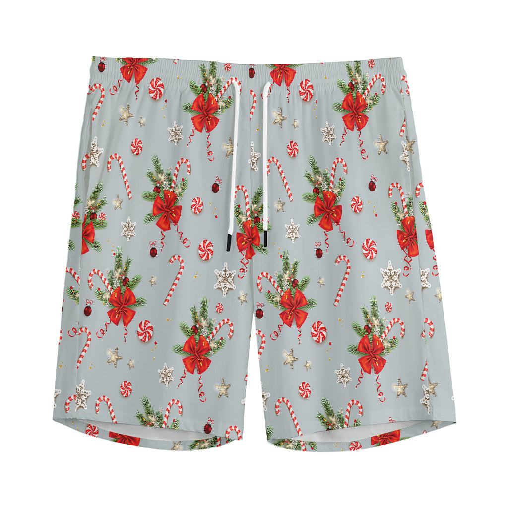 Christmas Winter Holiday Pattern Print Men's Sports Shorts