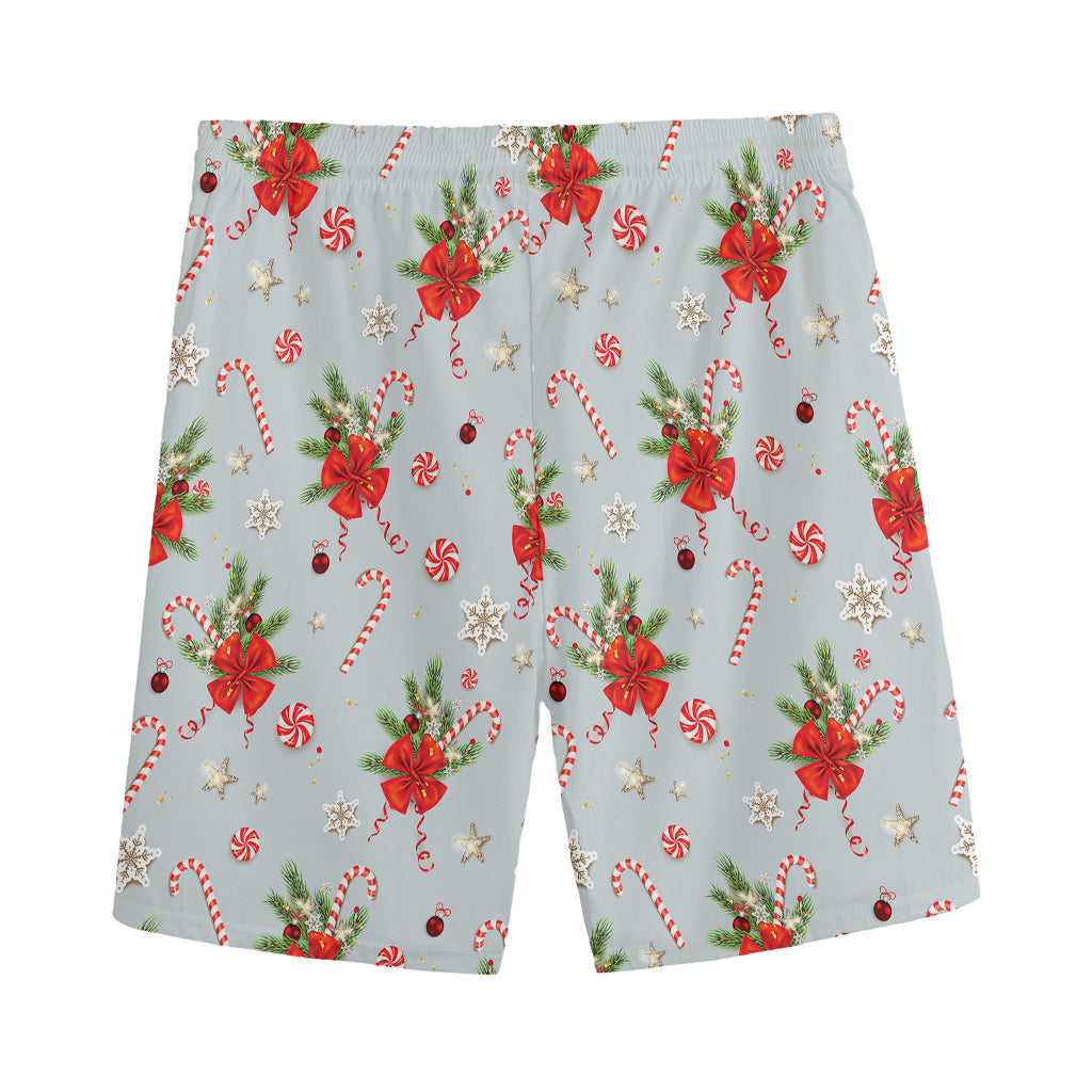 Christmas Winter Holiday Pattern Print Men's Sports Shorts