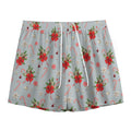 Christmas Winter Holiday Pattern Print Mesh Shorts