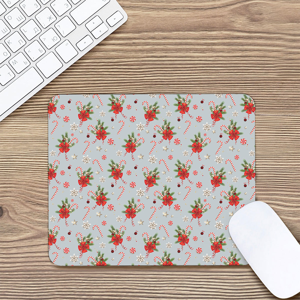 Christmas Winter Holiday Pattern Print Mouse Pad