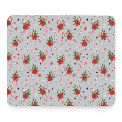 Christmas Winter Holiday Pattern Print Mouse Pad