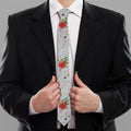Christmas Winter Holiday Pattern Print Necktie