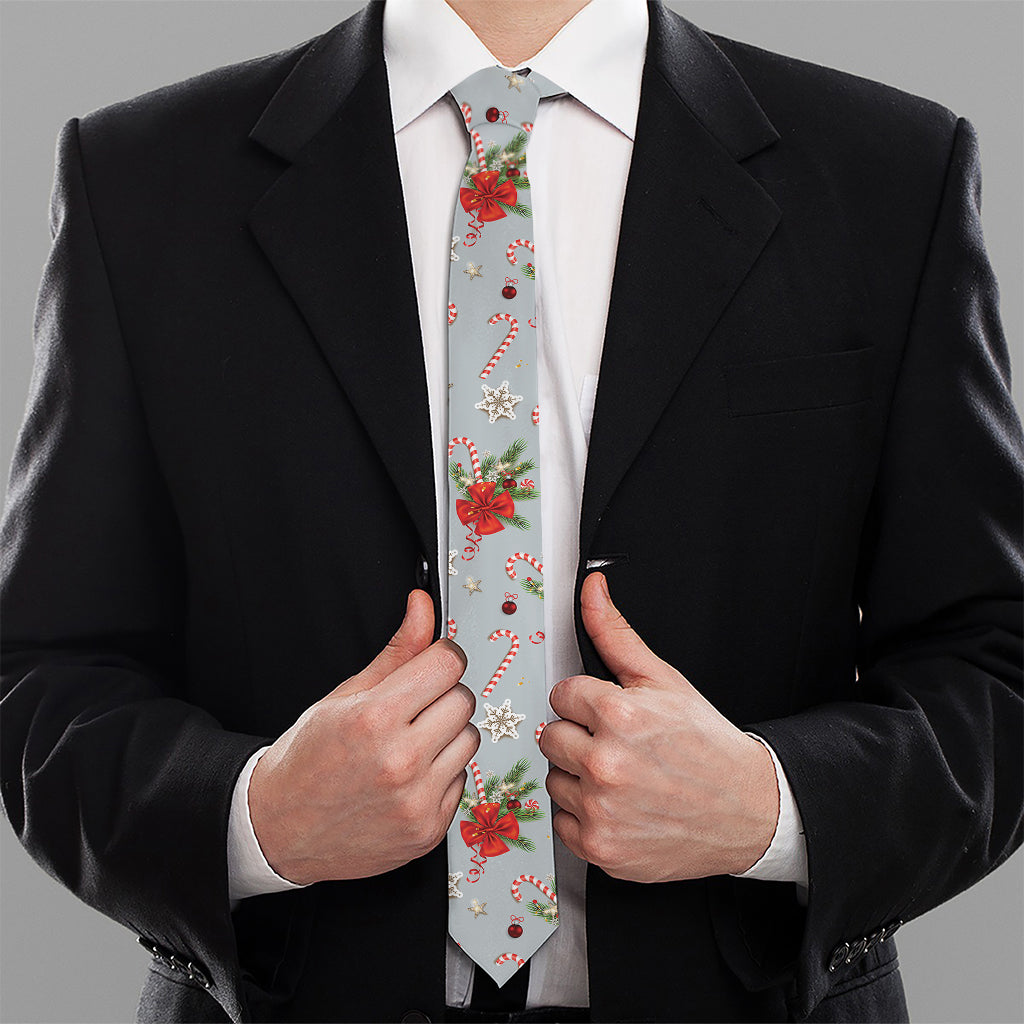 Christmas Winter Holiday Pattern Print Necktie