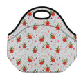 Christmas Winter Holiday Pattern Print Neoprene Lunch Bag